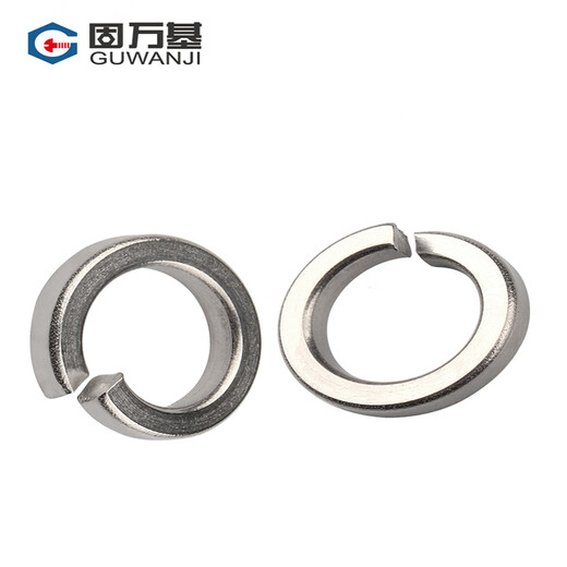 Guwanji Spring Washer GB/T 93 Stainless Steel Spring Washer Opening Washer National Standard 316 Stainless Steel M8 300 pcs/pack