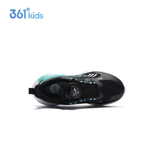 361 Flying Wings|Children's Sports Shoes Spring and Autumn Boys, Boys and Teenagers Light Cushioning Knob Buckle Running Shoes Black 39