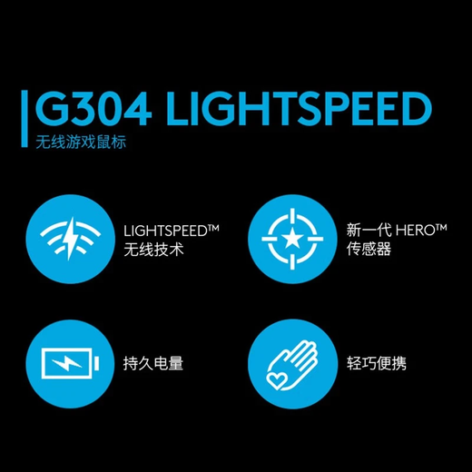 罗技（G）G304无线游戏鼠标 个性定制防滑贴桌垫耿鬼套装 游戏电竞吃鸡宏编程轻巧便携鼠标送男生女友礼物 G304紫色+黑耿鬼防滑贴+耿鬼鼠标垫
