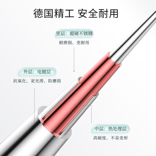 Jianmei Chuangyan Ultra-fine Acne Needle Set Cell Clip Blackhead Removal Tweezers Scraping Closed Mouth Squeezing Acne Removal Needle Cleaning Tool Ultra-sharp Cell Clip-Hook 1 piece