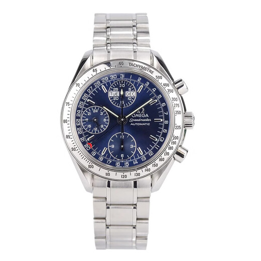 【二手99新】欧米茄男表超霸系列日期星期夜光计时自动机械原装精钢男士休闲二手瑞士奢侈品手腕表 39表径蓝盘钢带3523.80.00 支持鉴定假一赔三