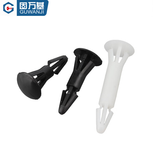 Guwanji flat bottom isolation column PC board isolation column plastic rivet spacer column plastic buckle support column buckle type padding column RC white RC-3 (100 pieces)