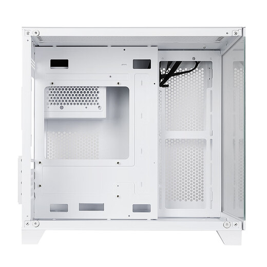 Huntkey S920 Blizzard Tempered glass side view Sea view gaming case Desktop computer case Supports 240 water cooling/M-ATX motherboard/air cooling, height limit 155mm S920 panoramic version white (supports 240 water cooling/air cooling, height limit 155) Supports M-ATX motherboard/240 water cooling