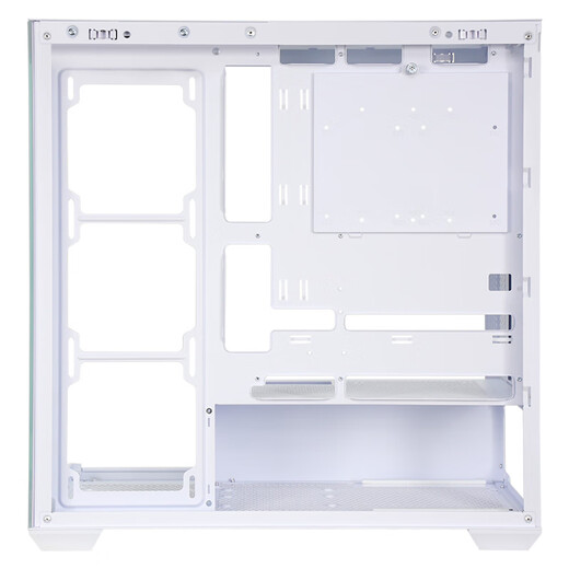 先马（SAMA）幻境界白色 游戏电脑海景房机箱 270°全景/双面玻璃/快拆设计/支持ATX主板/360水冷位/10风扇位