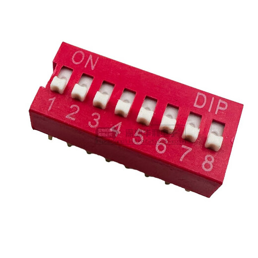 Red 2.54MM DIP switch DS-1/2/3/4/5/6/7/8/9/10/12 bits DIP direct plug flat dial 10 bits blue/regular style