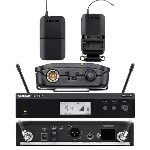 SHURE/Shure BLX14R wireless lavalier microphone conference speech stage performance training host live broadcast chest microphone BLX14R/WL185MB/C (heart-shaped lavalier)