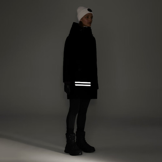 加拿大鹅（Canada Goose）Toronto 女士派克大衣户外休闲外套大鹅羽绒服 经典升级 1049W 381 黑色/黑色 S