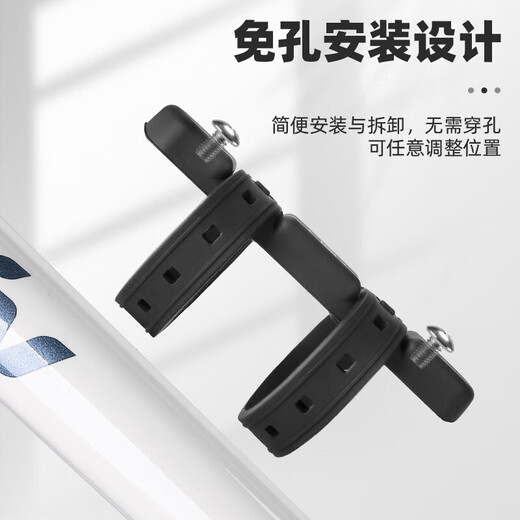 WestBiking bicycle water bottle cage conversion seat mountain bike punch-free water cup holder fixed frame general bicycle equipment black + black water bottle cage