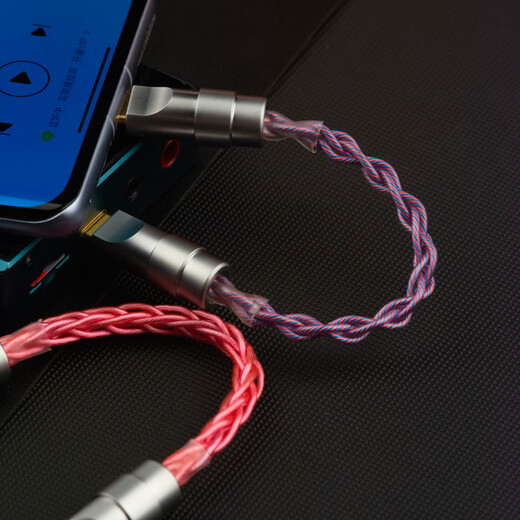 Yangshi dual Type-C decoding cable, single crystal copper silver-plated OTG, oxygen-free copper silver-plating, player, decoding amp, small tail audio connection cable, Zitang OTG decoding cable C-C