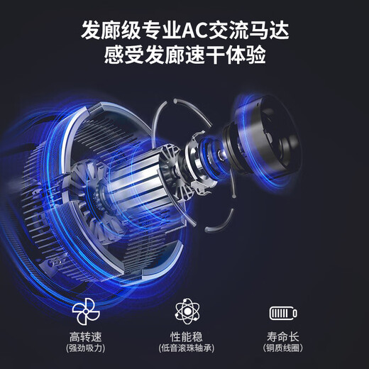 Kangfu hair dryer high power 2400W barber shop hair salon model high wind hot and cold air fast drying hair dryer three plugs KF-8946