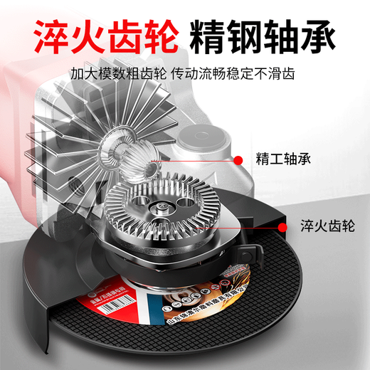 
CIAA Germany Angle grinder cutting machine hand grinder grinder hand grinder hand grinder hand grinder handheld genuine household small large power 1050W six-speed speed adjustment model [Luxury package]