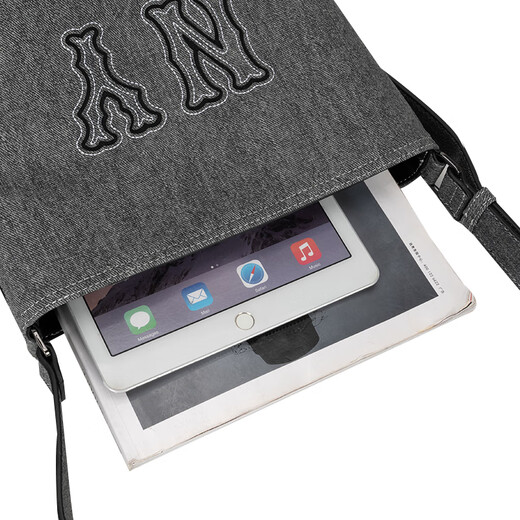 MLB官方包包男女情侣单肩水桶包大通勤挎包冬季新款新年礼物 纽约洋基队/黑色 F