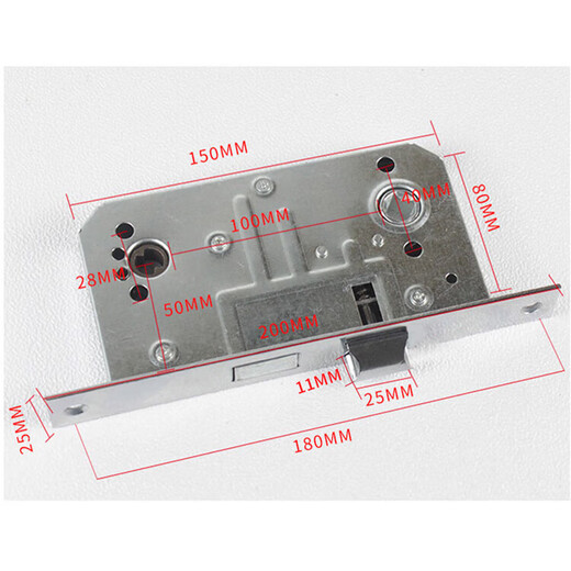 Bingyu stainless steel fireproof lock, safe passage lock, fire door aisle lock, high quality copper core fire door lock, 1 BY-L