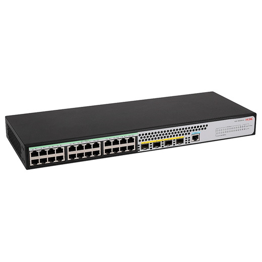 
H3C (H3C) S5024PV5-EI-PWR 24-port Gigabit Electric + 4 Gigabit Optical Layer 2 WEB Network Management Enterprise-level Switch POE Power Supply 240W