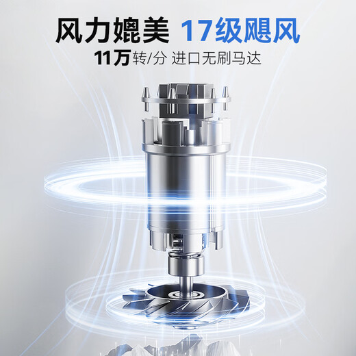 Wofu household plasma high-speed hair dryer quick-drying portable straight maintenance hair dryer constant temperature high wind S01 matcha green