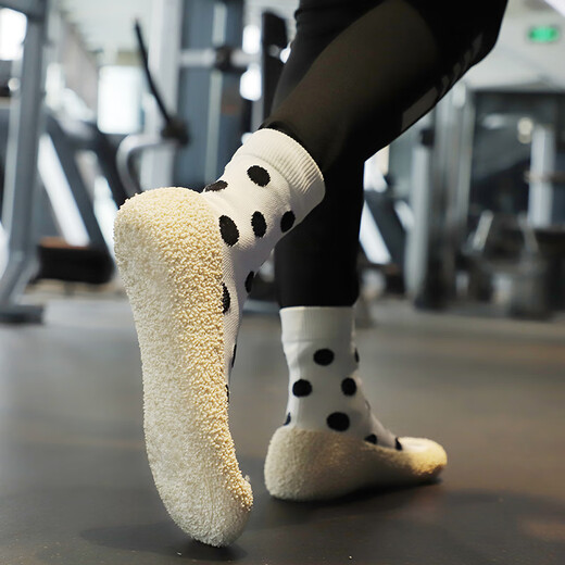 XKA ultra-light and silent indoor fitness sneakers, yoga, Pilates, aerobic rope skipping training, non-slip shock-absorbing soft sole, elegant gray, shallow shock-absorbing sole, children's size 28-29 (inner length 17cm)