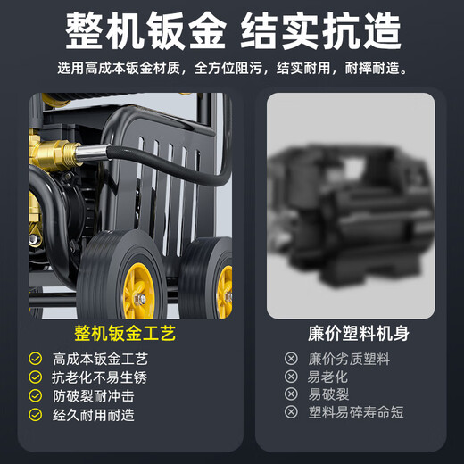 POHIR high-pressure car washing machine high-pressure water gun household 220v high-pressure cleaning machine high-power Spring Festival cleaning floor washing courtyard