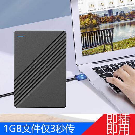 Zhuxun mobile Festplatte USB3.0 Desktop-Laptop mechanische Festplatte 2,5 Zoll externe externe Erweiterung Solid-State-Laufwerk Datenfoto Hochgeschwindigkeitsübertragung Speicherfestplatte mobile Festplatte Metall schwarz USB3.0 200 GB