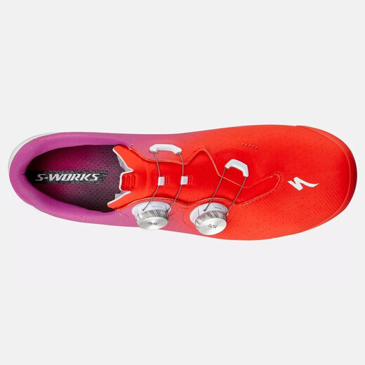 Lightning (SPECIALIZED) S-Works Torch Men and Women's Same Model Professional Lightweight Breathable Riding Shoes Mountain Highway Bike Bike Lock Shoes Red FieryRed 36