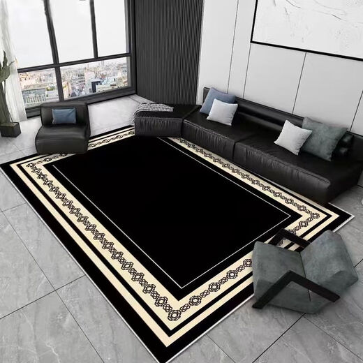 Xinlin ins style carpet living room carpet coffee table carpet room carpet bedroom floor mat household stain-resistant sofa high-end light luxury Nordic 03 120*160 cm