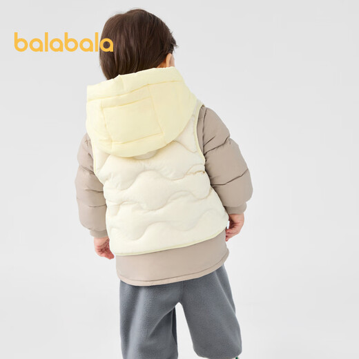 Balabala children's clothing children's light down jacket boys and girls jacket 2024 two-piece set fashionable and cute 208424107214