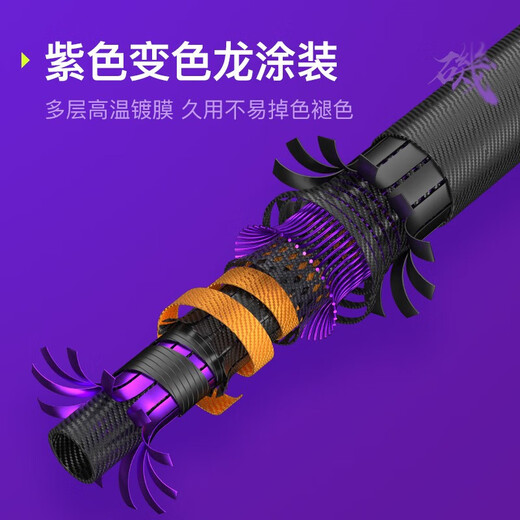 JIADIAONI conquers 2.0 rock fishing rod, rock fishing rod, long-distance throwing fishing rod, carbon light hard hand and sea dual-purpose long section No. 5 fishing rod throwing rod No. 5-3.6 meters (single rod + slip and float gift pack)