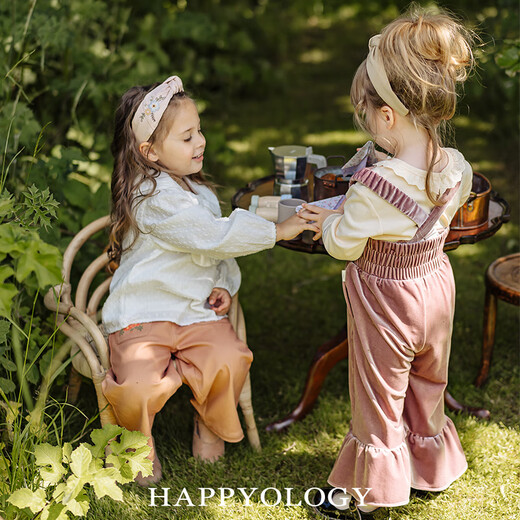 Happyology British children's shirt with bow for girls all over printed top printed digital printed shirt ice cream white 104 (104cm)