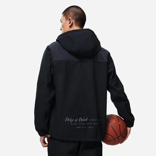 Li Ning Wade Series Men's Jacket 2023 Winter New Windproof, Water-Repellent and Warm Sports Windbreaker AFDT693 AFDT693-1 Black M