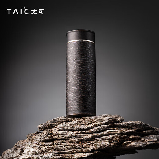 TAIC pure titanium thermos cup high-end titanium art titanium water cup light luxury gift box packaging gift giving Ice Lake Blue 400ml