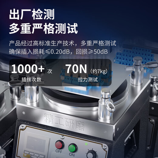 HAILE single mode fiber optic jumper (SC-FC, 9/125) telecommunications grade single core tail fiber network cable 1.5 meters HJ-1SC-FC-S1.5