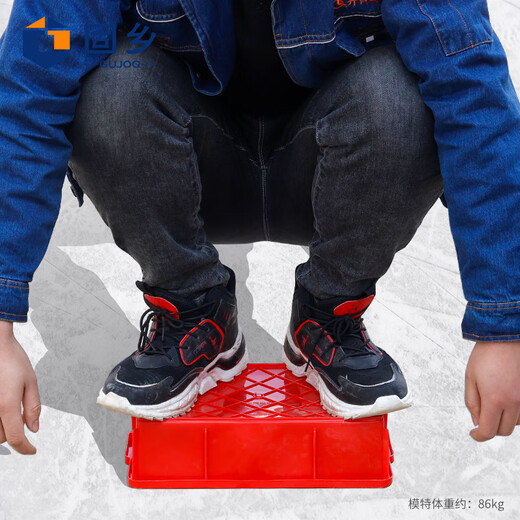 Guxiang plastic box rectangular material box turnover box component box storage box tool box parts box small square box X4# red 300*200*80mm