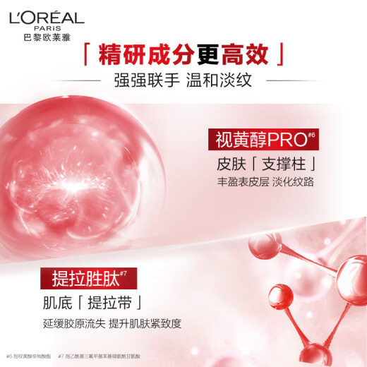 L'Oreal's new rejuvenating anti-wrinkle eye cream Retinol PRO fades fine lines and brightens eyes Mother's Day gift [lifting and firming] rejuvenating eye cream 15ml