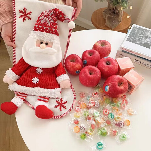 Abaoli Large Christmas Sock Gift Bag Christmas Gift Children's Candy Bag Gift Bag Christmas Tree Decoration Small Gift