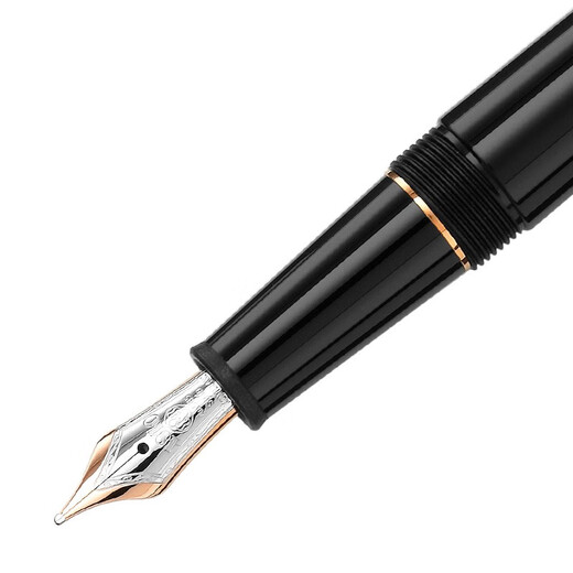 Montblanc (MONTBLANC) fountain pen Meisterstück series classic 145 ink pen signature pen ready-made gift classic rose gold plated F112675 1 pack
