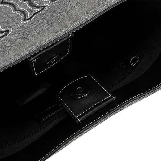 MLB官方包包男女情侣单肩水桶包大通勤挎包冬季新款新年礼物 纽约洋基队/黑色 F