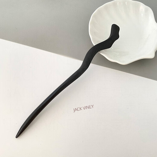 Jack Viney imitation wood ancient style hairpin simple modern wooden hairpin daily hairstyle wood birthday gift girlfriend K LW1# Nanzhi