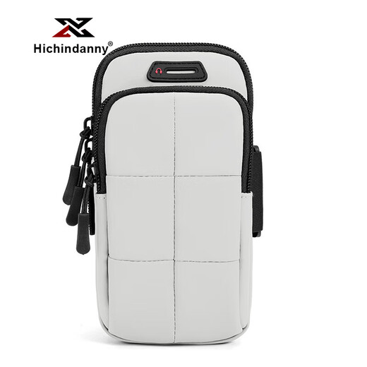 HICHIN DANNY running mobile phone arm bag unisex 2024 new fitness equipment wrist arm sports mobile phone arm bag dark gray