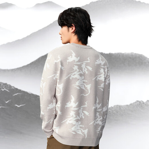 Heilan House sweater men's spring and autumn series long-sleeved men's HNZAW3W003A