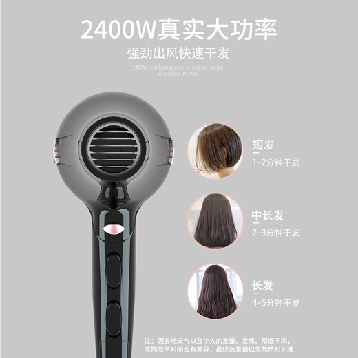 Kangfu hair dryer high power 2400W barber shop hair salon model high wind hot and cold air fast drying hair dryer three plugs KF-8946