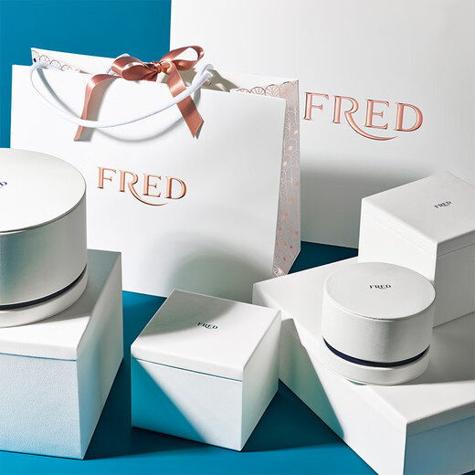 FRED (FRED) Ju Jingyi's same model Force 10 series medium 18K gold full-set diamond ring pair of stars 18K gold and diamonds 56