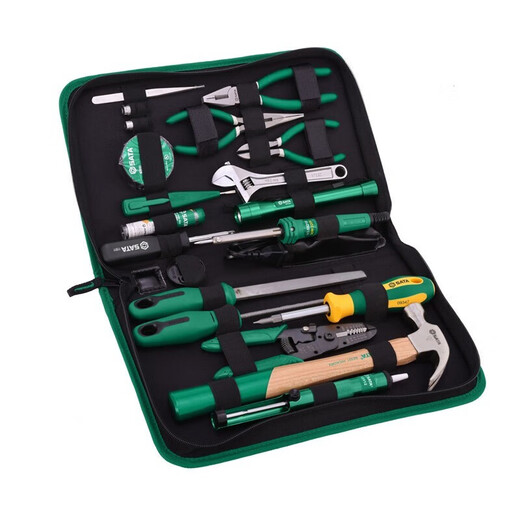 Hardware tools multifunctional electronic electrician home property maintenance tool box set 21 pieces electrician daily maintenance set 03790