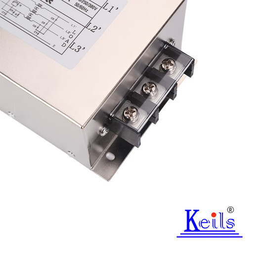 KEI power filter three-phase 380V anti-interference 60A150A120A100A terminal block 200A high current CW7N-200A-R (three-phase three-wire)