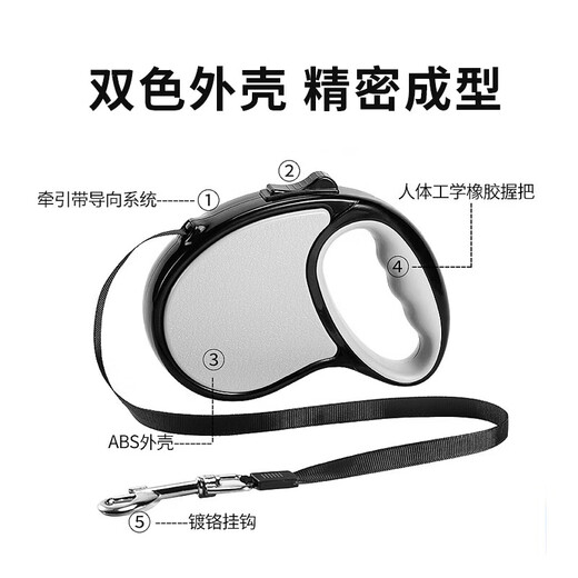 Sweet Wave Sea Dog Rope Automatic Retractable Dog Leash Cat Walking Leash Dog Leash Puppy Large Dog Pet Supplies