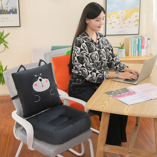 Yingzhu'er's new one-piece seat cushion, office sedentary chair cushion, heightening student butt cushion, extra thick one-piece seat cushion, anti-slip cushion - My Neighbor Totoro thickened version (1.5m-1.65m or more)