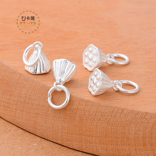 VINASI 925 Parnesa pequeña Capa de loto de loto Diy Accesorios de joyas de plata Pulsera Bag Lucky Coste pequeño Coste
