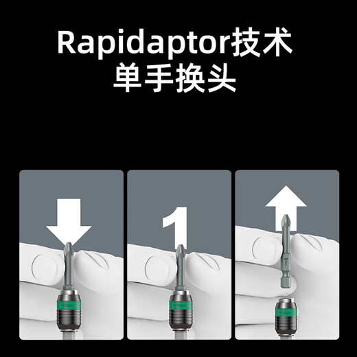 WERA screwdriver set German KK20/25 imported fast retractable blade industrial-grade multi-functional screwdriver tool KK25 cross-shaped 7-piece set 051024