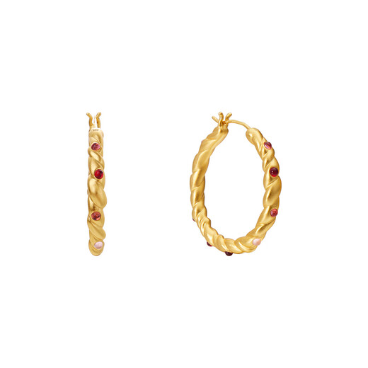 Arsis Innocence Era Earrings Oil Painting Rose Earrings Earrings Women's Light Luxury Fashion Earrings Girls Birthday Gifts for Girlfriends Oil Painting Rose Earrings