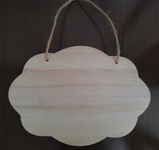 Creative solid wood sign small wooden sign handwritten hang tag blank wooden board tree sign hanging diy handmade door sign pendant custom G-6 size 20*12cm