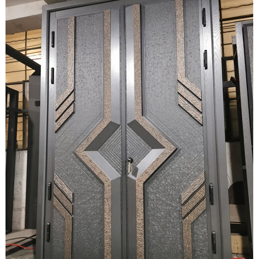 CLCEY cast aluminum explosion-proof villa door double door rural self-built house entrance door household anti-theft copper door courtyard door single-sided 8mm cast aluminum shipping packaging ten years warranty