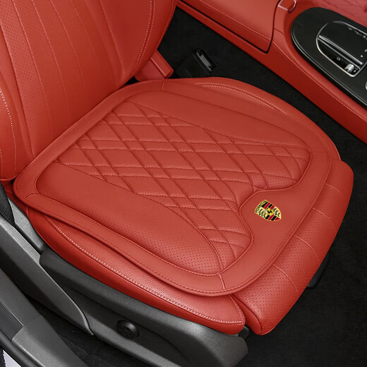 Pop Car Headrest Waist Cushion is suitable for Porsche Cayenne Macan Paramela 911/718 interior supplies Porsche waist 1 Bordeaux red